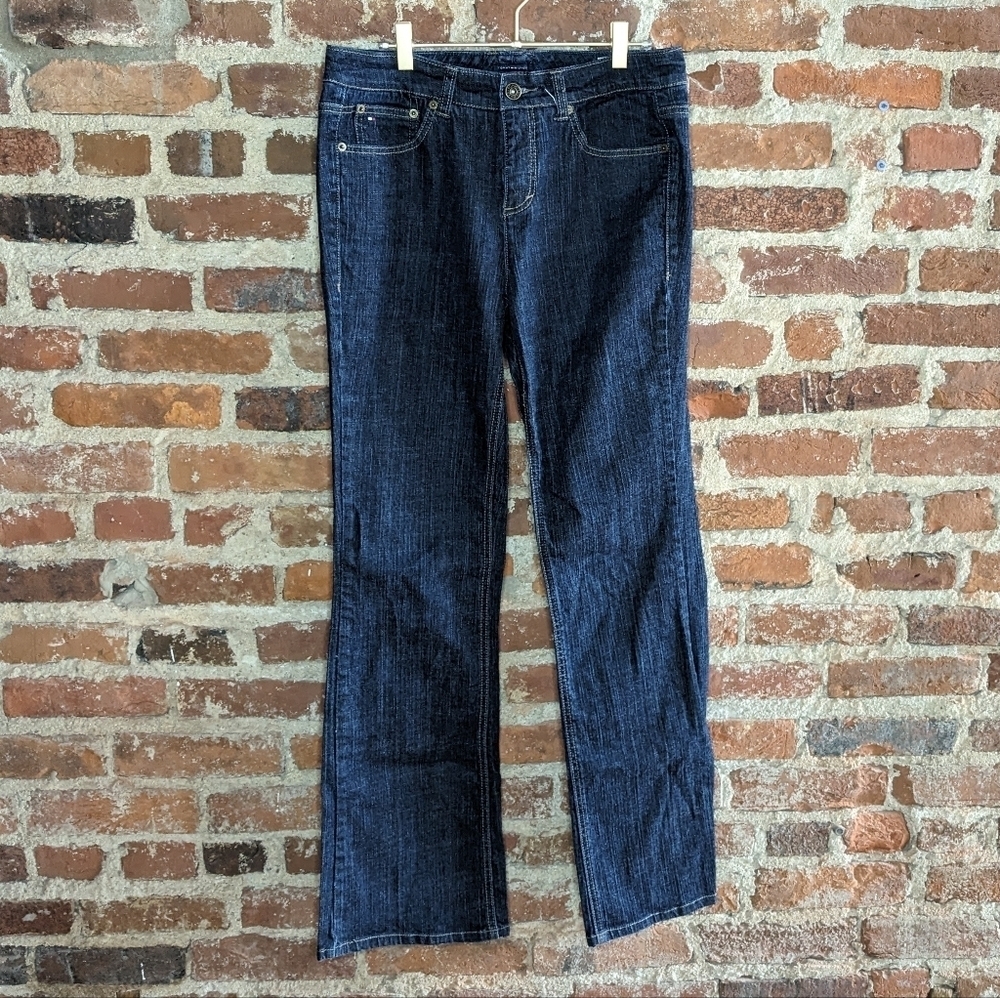 Tommy Hilfiger Size 10 American Hope Classic Rise Dark Wash Boot Cut Denim Jeans